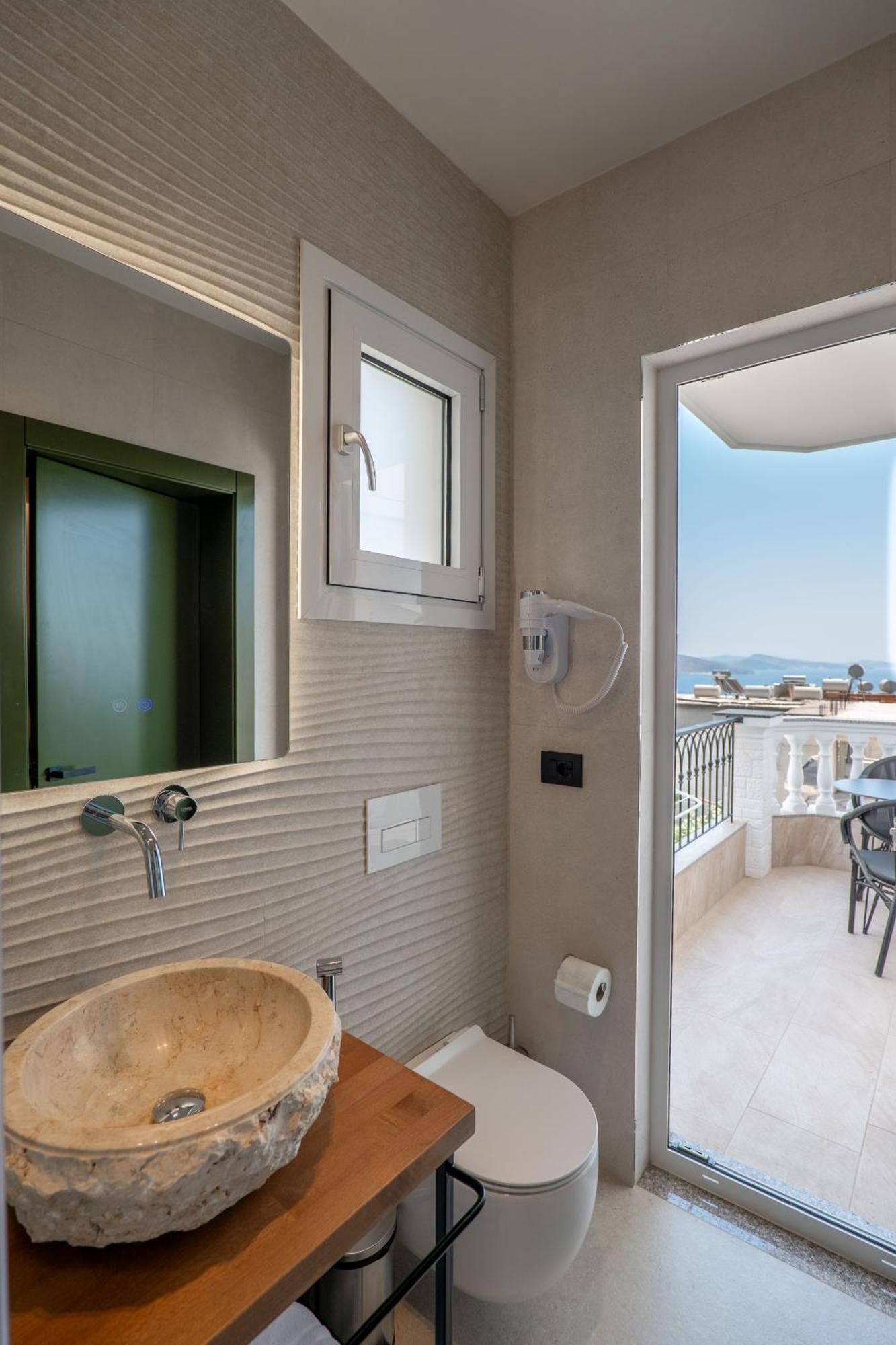 Kamara Rooms Sarande Bagian luar foto